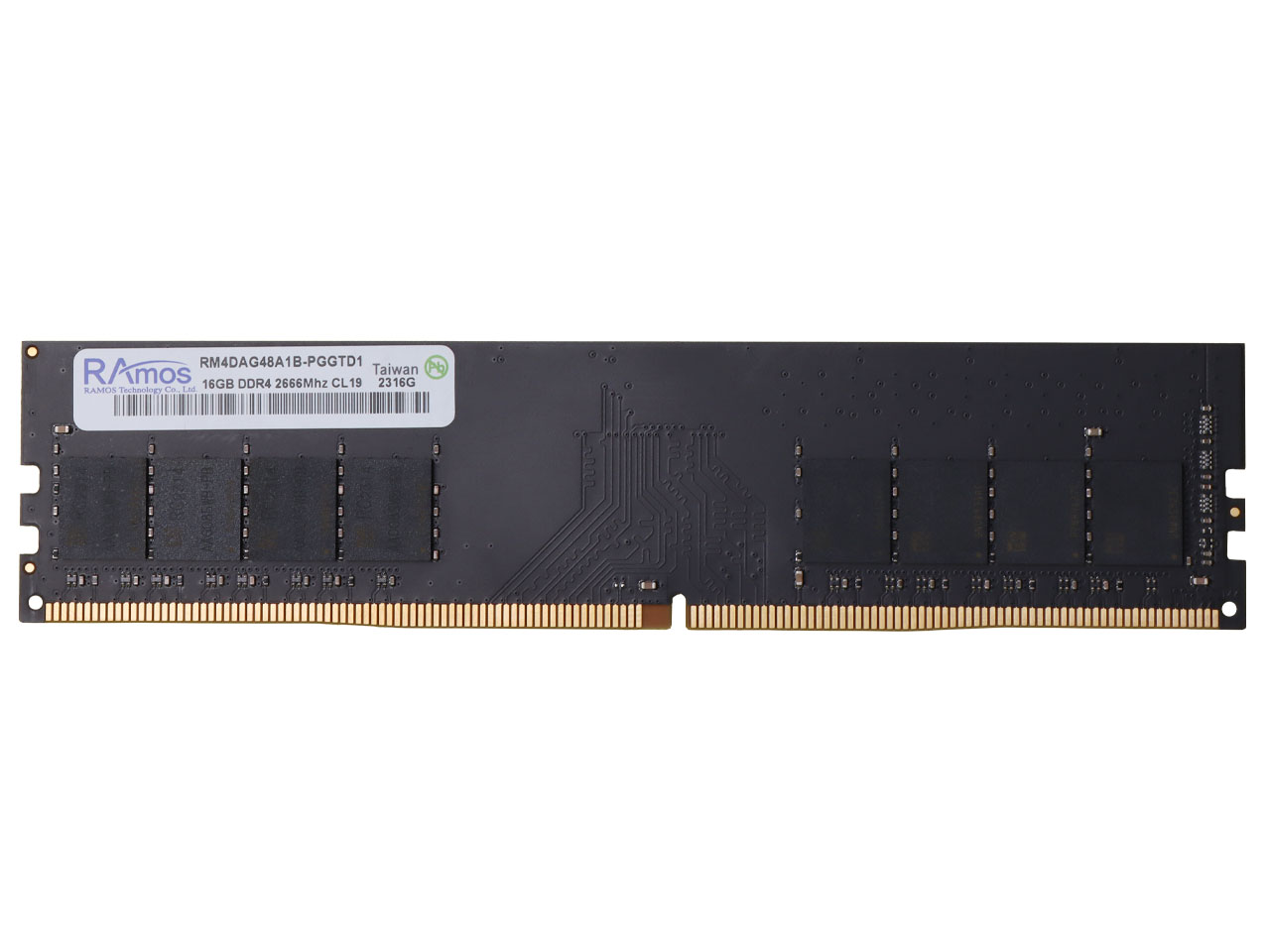خرید بدون واسطه رم دسکتاپ DDR4 راموس 2666MHz مدل RAmos ظرفیت 16 گیگابایت با گارانتی گروه ام آی تی
