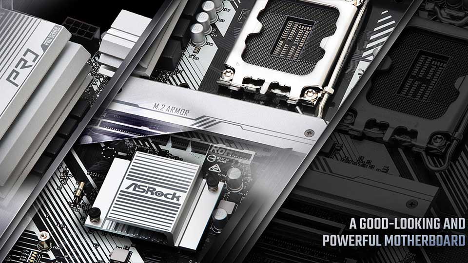 پردازنده و سوکت مادربرد ازراک مدل ASRock B760M PRO Rs/D4 DDR4