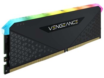 خرید آنلاین رم دسکتاپ DDR4 کورسیر 3200MHz مدل CORSAIR VENGEANCE RGB RS ظرفیت 16 گیگابایت با گارانتی گروه ام آی تی