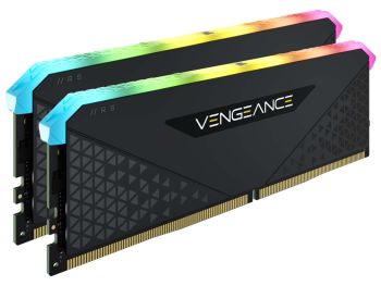 خرید بدون واسطه رم دسکتاپ DDR4 کورسیر 3200MHz مدل CORSAIR VENGEANCE RGB RS ظرفیت 2×16 گیگابایت با گارانتی m.i.t group