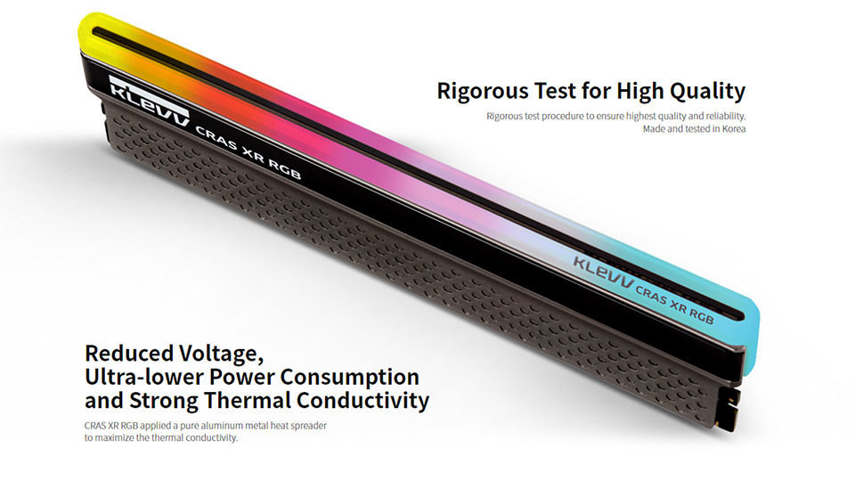 خرید رم دسکتاپ DDR4 کلو 4266Mhz مدل KLEVV CRAS XR DUAL ظرفیت 8x2گیگابایت