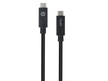 خرید آنلاین کابل USB-C به USB-C اچ پی مدل HP BLK 2UX17AA طول 1 متر با گارانتی گروه ام آی تی