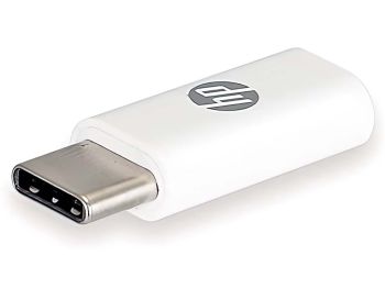 قیمت خرید تبدیل OTG USB Type C به Micro USB اچ پی مدل HP HP036GBWHT0TW با گارانتی گروه ام آی تی