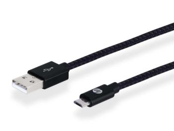 خرید آنلاین و بررسی تخصصی کابل تبدیل USB-A به microUSB اچ پی مدل HP pro HP041GBBLK1TW Pro BLK طول 1 متر از فروشگاه شاپ ام ای تی