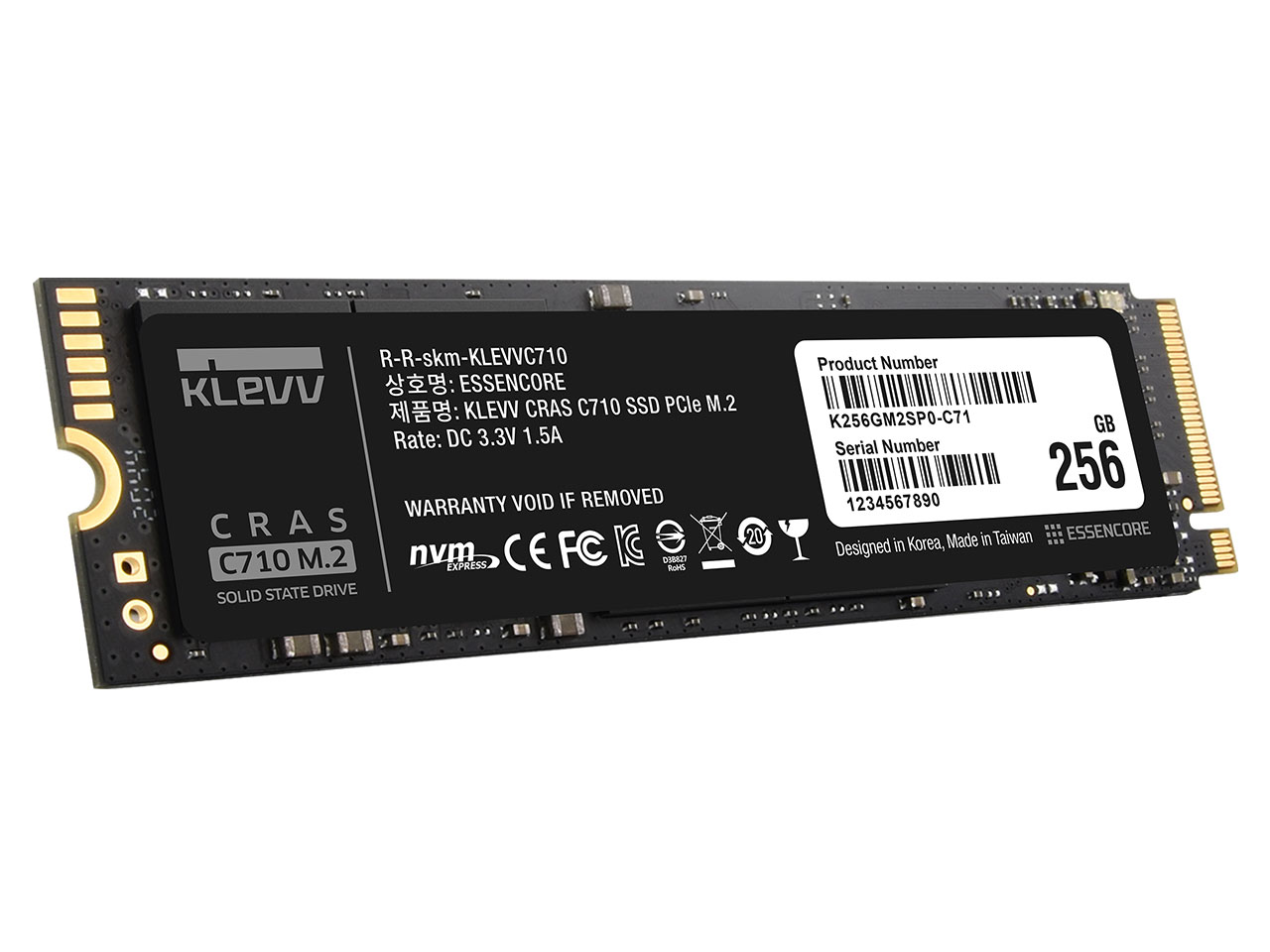 خرید اینترنتی اس اس دی اینترنال M.2 NVMe کلو مدل KLEVV CRAS C710 ظرفیت 256 گیگابایت از فروشگاه شاپ ام آی تی