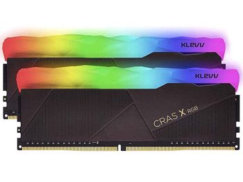 خرید اینترنتی رم دسکتاپ DDR4 کلو 3600MHz مدل KLEVV CRAS X RGB DUAL ظرفیت 16x2 گیگابایت با گارانتی m.i.t group