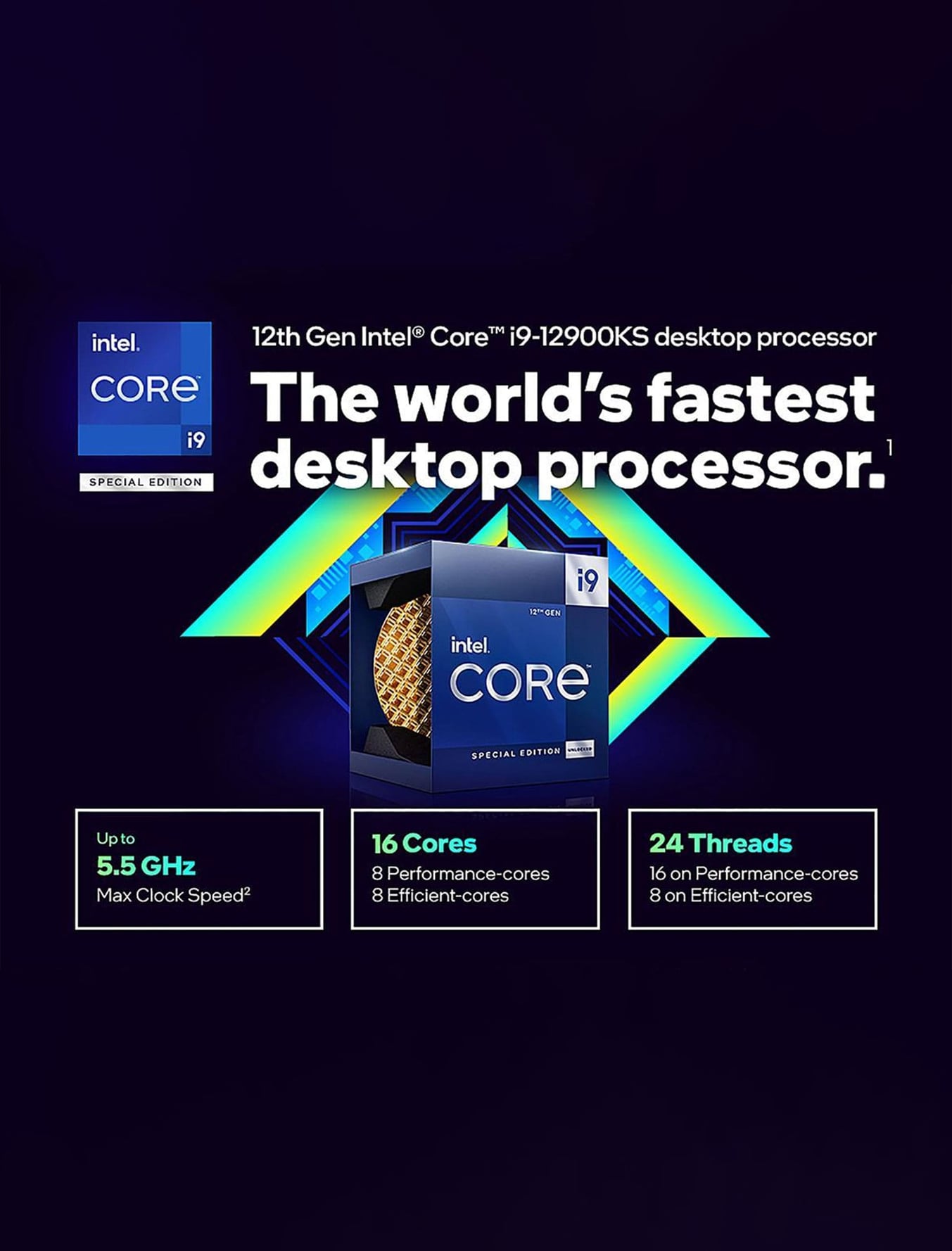 عرضه Core i9-12900KS، سریع‌ترین پردازنده دسکتاپ جهان توسط اینتل