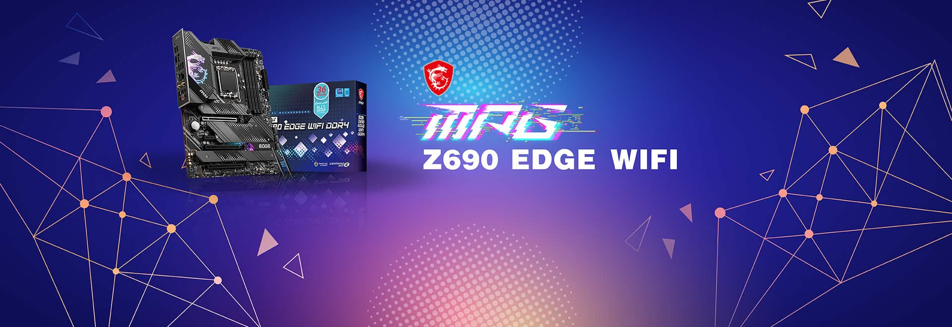 MSI MPG Z690 EDGE WIFI DDR4 LGA 1700 Gaming ATX Motherboard