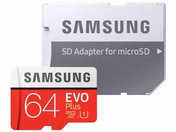 فروش کارت حافظه MicroSDXC سامسونگ مدل Samsung Evo Plus UHS-I U1 ظرفیت 64 گیگابایت از فروشگاه شاپ ام آی تی 