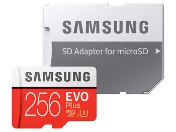 قیمت خرید کارت حافظه MicroSDXC سامسونگ مدل Samsung Evo Plus UHS-I U3 ظرفیت 256 گیگابایت با گارانتی گروه ام آی تی