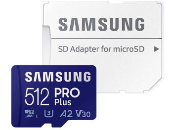 فروش کارت حافظه MicroSDXC سامسونگ مدل Samsung PRO Plus UHS-I U3 A2 V30 ظرفیت 512 گیگابایت از فروشگاه شاپ ام آی تی 