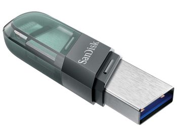 خرید بدون واسطه فلش مموری USB 3.1 و Lightning سن دیسک مدل SanDisk iXpand ظرفیت 64 گیگابایت با گارانتی m.i.t group