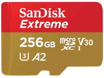 خرید اینترنتی کارت حافظه MicroSDXC سن دیسک مدل SanDisk Extreme microSDXC UHS-I U3 A2 V30 ظرفیت 256 گیگابایت از فروشگاه شاپ ام آی تی