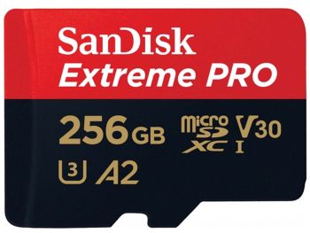 خرید اینترنتی کارت حافظه MicroSDXC سن دیسک مدل SanDisk Extreme PRO microSDXC UHS-I U3 A2 V30 ظرفیت 256 گیگابایت از فروشگاه شاپ ام آی تی