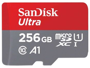 خرید اینترنتی کارت حافظه MicroSDXC سن دیسک مدل SanDisk Ultra UHS-I U1 A1 V10 ظرفیت 256 گیگابایت از فروشگاه شاپ ام آی تی