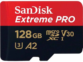 خرید بدون واسطه کارت حافظه MicroSDXC سن دیسک مدل Extreme PRO UHS-I ظرفیت 128 گیگابایت با گارانتی m.it group