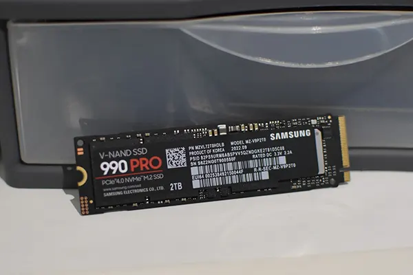 اس اس دی اینترنال M.2 NVMe Heatsink سامسونگ مدل Samsung 990 Pro ظرفیت 2 ترابایت