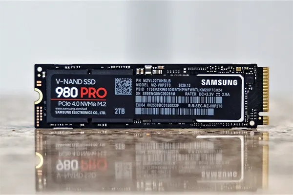 اس اس دی اینترنال M.2 NVMe Heatsink سامسونگ مدل Samsung 980 Pro ظرفیت 2 ترابایت